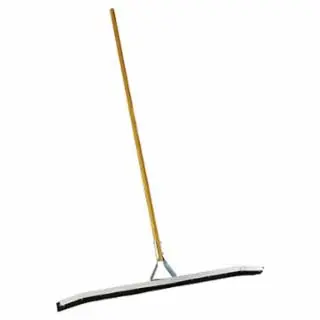Magnolia Brush 4624-TP 24" Blk Rubber Curved Floor Squeegee Re (6 EA) Don't Miss Out