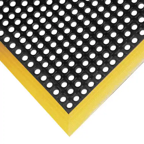 Notrax 549S3124YB Mat549 Safety Stance 3-Side 38X124 Black/Yellow Today Only