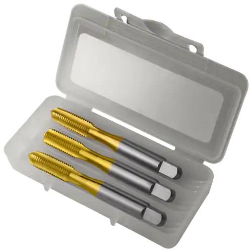 Genuine Greenfield Threading 174536 3 Pc 5-40 Str Flt Tn Set (1 ST)