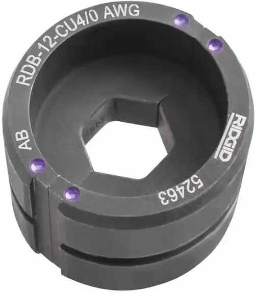 Instant Buy Ridgid 52548 12T Aluminum 250 Kcmil Round Die