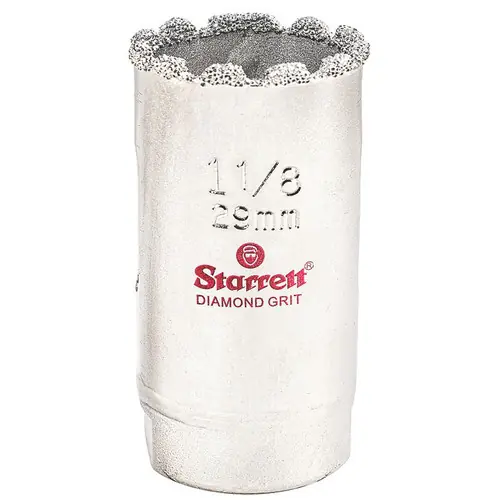 Big Sale L.S. Starrett KD0118-N Diamond Grit Hole Saw 1-1/8" - 29 mm Diameter