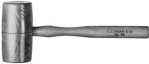 Professional Grade C.S. Osborne 90-5 61308 Size 5 Hickory Tinners Mallet (12 EA)