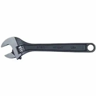 Wright Tool 9AB08 8" Black Adjustable Wrench Old 9402 One Day Deal