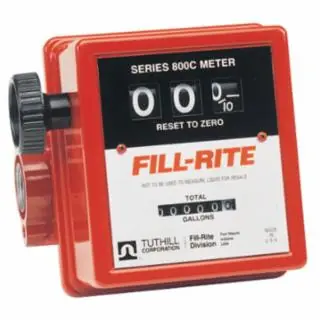 Fill-Rite 807C-1 1" In-Line Flow Meter20Gpm Serie Best Seller