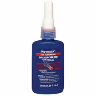 New Release HIGH TEMPERATURE THREADLOCKER RED 50 ML BOTTLE