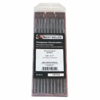 Mega Sale Best Welds 900-187GZ 1/8 X 7 Zirconiated Tungsten 10/Pk (1 PK)