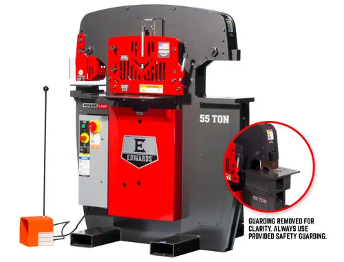 Discount EDWARDS ED9-55231512 55 Ton Ironworker 1 Phase, 230 Volt, Powerlink, Coper Notcher