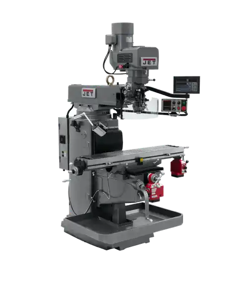 JET JT9-690636 JTM-1050EVS2/230 Mill With Newall NMS800 DRO With X and Y-Axis Powerfeeds Special Discount