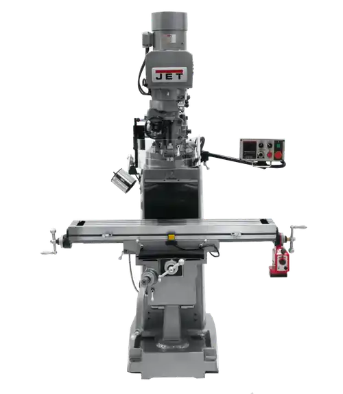 Hassle-Free Returns JET JT9-690648 JTM-1050EVS2/230 Mill With 3-Axis Newall NMS800 DRO (Quill) With X, Y and Z-Axis Powerfeeds
