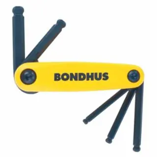 Bondhus 12894 3/16"-3/8" Gorilla Gripball-End Fold-Up Set (1 SET) Top Rated