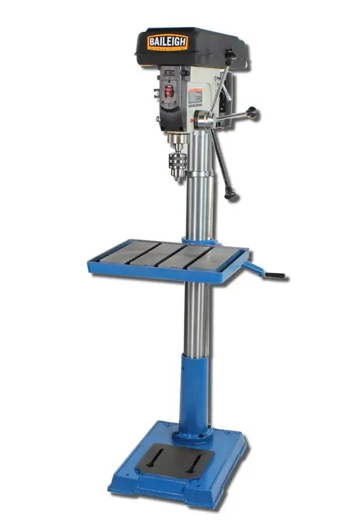 BAILEIGH BA9-1015771 Dp-2012F-Hd-V3; 220V 20 in Floor Drill Press 12 Spindle Speeds, 16.5 inX18.5 in Table Mt4, Led Worklight Fresh Stock