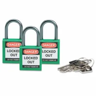 Brady 118955 Compact Safety Padlock Green Ka 3/Pk (1 PK) Shop Now