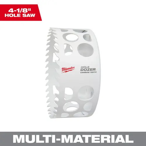 Milwaukee Tool 49-56-0743 4-1/8" HOLE DOZER with Carbide Teeth Hole Saw Brand New