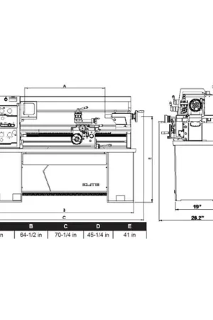 JET JT9-892418 E-1340VS With ACU-RITE 303 CSS DRO With Taper Attachment and Collet Closer Buy Today