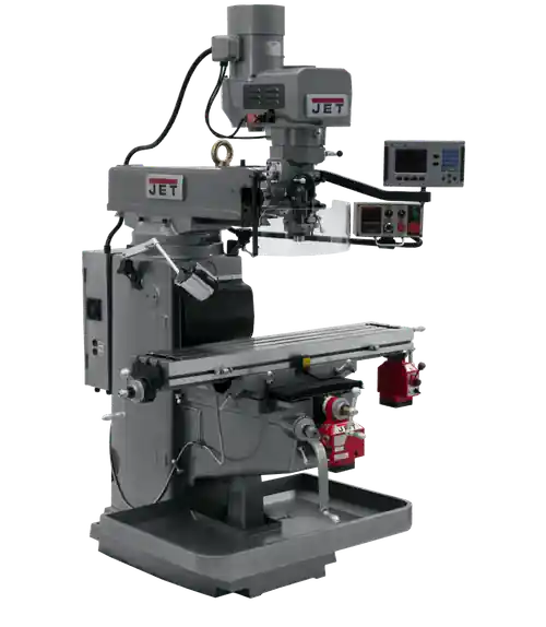 Super Sale JET JT9-690621 JTM-1050EVS2/230 Mill With Acu-Rite 203 DRO With X and Y-Axis Powerfeeds