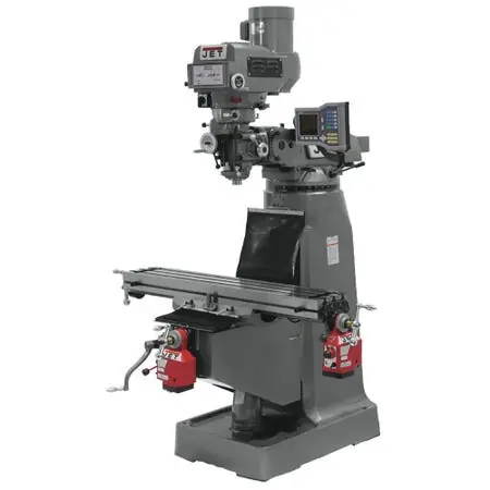 Crafted JET JT9-690197 JTM-4VS-1 Mill With X and Y-Axis Powerfeeds