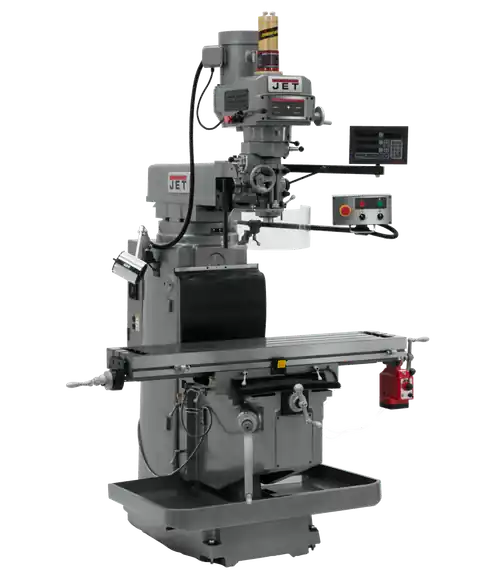 Affordable JET JT9-698127 JTM-1254RVS With Newall NMS800 DRO X Powerfeed & Air Power Drawbar