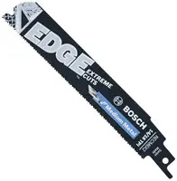 Bosch RECM6X2 5 pc. 6 In. 14/18 TPI Edge Reciprocating Saw Blades for Medium Metal (5 Pack) Express Delivery