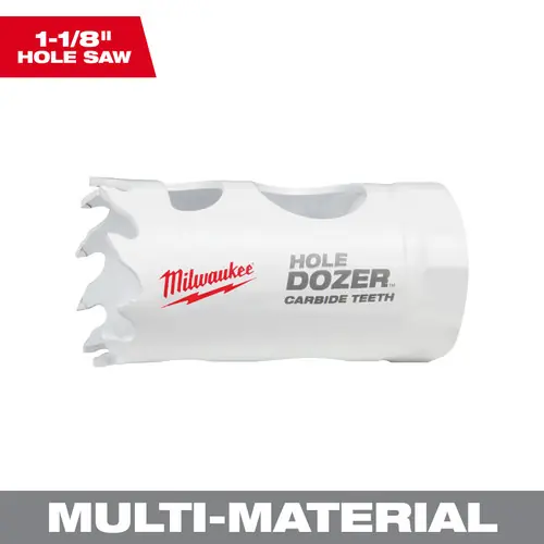 Milwaukee Tool 49-56-0708 1-1/8" HOLE DOZER with Carbide Teeth Hole Saw Big Sale