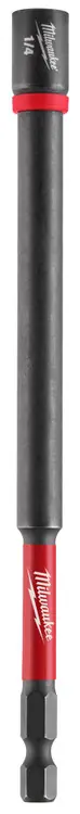 Free Returns Milwaukee Tool 49-66-4582 SHOCKWAVE Impact Duty 1/4" x 6" Magnetic Nut Driver, 3 Pack