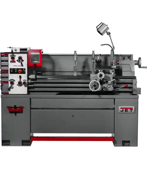 Budget JET JT9-311450 EVS-1440B EVS Lathe with Newall DP700 DRO & Taper Attachment