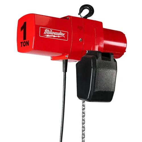 Secure Checkout Milwaukee Tool 9568 1 Ton Electric Chain Hoist
