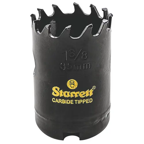 Price Drop L.S. Starrett 65619 Ct138 1-3/8" Carbide Tipped Hole Saw