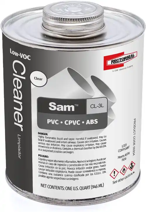 Rectorseal 55934 Pvc Cleaner 1 Qt (12 CN) One Day Deal