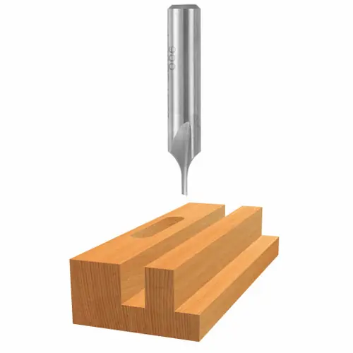 Bosch 85091 1/16 In. x 1/8 In. High Speed Steel 1-Flute Straight Bit While Supplies Last