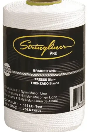 Stringliner 35753 White-Braided Twine-1000‘-Refill Today Only