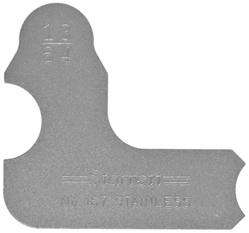 Limited Offer L.S. Starrett 50633 167-13/64 Radius Gage