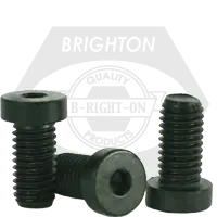 6-32 x 1" Low Head Socket Cap Screws, Thermal Black Oxide, Coarse (UNC), Alloy Steel, Qty 100 Latest