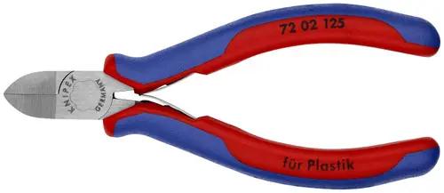 Reduced Price Knipex 72 02 125 Diagonal Pliers for Flush Cutting Plastics, 5" Nominal Length