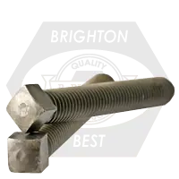 Reduced Price 1/4"-20 x 1 3/4" Square Head Set Screws, 1/2 Dog Point, Plain Finish, Coarse (UNC), Case Hardened, Qty 100
