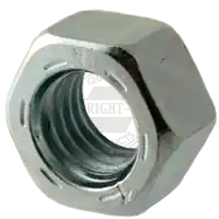 3/8"-24 Hex Nuts, Grade 8, Zinc-Clear Cr+3, Fine (UNF), Qty 100 Today Only
