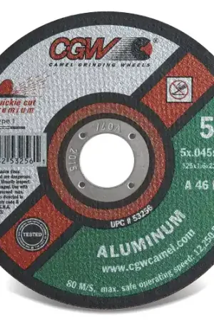 Price Cut CGW Abrasives 70115 6 x .045 x 7/8 T27 A46Nbf Quickie Resin Cut Whls Thin, 25 Pack