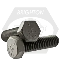 Special Discount 9/16"-18 x 6" Hex Cap Screws, Grade 5, Plain Finish, Partial Thread, Fine (UNF), Medium Carbon Steel, Made in USA, Qty 25