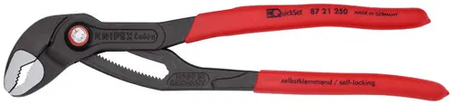 Knipex 87 21 250 SBA Cobra QuickSet Water Pump Pliers, 10" Nominal Length Weekend Sale