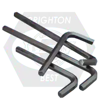 Hassle-Free Returns M22 USA Hex Key, Alloy, Steel, Long Arm, Plain (Metric), Qty 1