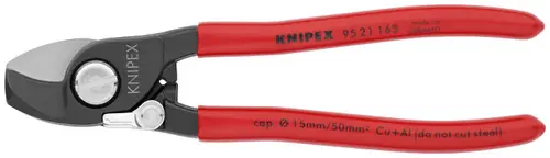 Knipex 95 21 165 Cable Shears, 6 1/2" Nominal Length Special Discount
