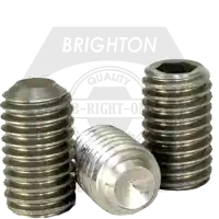 Cheap 1/2"-13 x 1 1/4" Socket Set Screws Cup Point, Coarse (UNC), 316 Stainless Steel, Qty 25