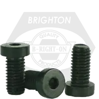 Luxury M12-1.75 x 55 mm Low Head Socket Cap Screws, Metric Class 10.9, Thermal Black Oxide, Partial Thread, Coarse (UNC), DIN 7984, Qty 50
