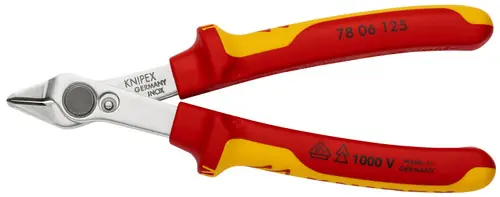 Knipex 78 06 125 Electronics Super Knips-1000V Insulated, 5" Nominal Length Exclusive Offer