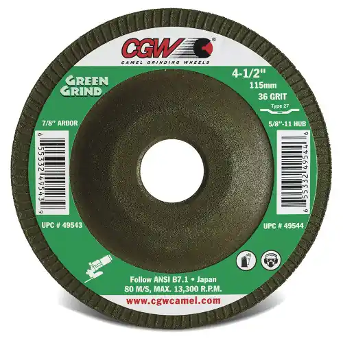 CGW Abrasives 49543 4-1/2 x 7/8 36Grit T27 Resin Grind Whls, 25 Pack Cheap
