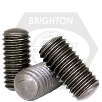 Price Cut 7/16"-14 x 3/4" Socket Set Screws, Oval Point, Black Oxide, Coarse (UNC), Alloy Steel, Qty 100
