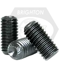 3/4"-10 x 1 1/2" Socket Set Screws, Knurled Cup Point, Thermal Black Oxide, Coarse (UNC), Alloy Steel, Qty 50 Affordable