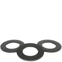 1 1/8" SAE Flat Washers, Plain Finish, Medium Carbon Steel, Thru-Hardened (Imported), Qty 25 Weekend Sale