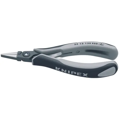 Knipex 34 12 130 ESD Electronics Pliers-Flat Tips, ESD Handles, 5 1/4" Nominal Length Best Price