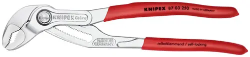 Knipex 87 03 250 Cobra Water Pump Pliers, 10" Nominal Length Certified