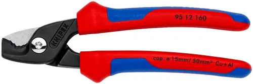 Knipex 95 12 160 SBA StepCut Cable Shears, 6 1/4" Nominal Length Seasonal Sale